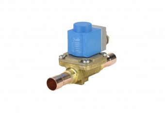 Valva solenoid DANFOSS echipata cu bobina EVR 6